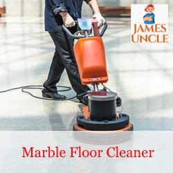 Marble floor cleaner Mr. Mintu Ghosh in Hridaypur